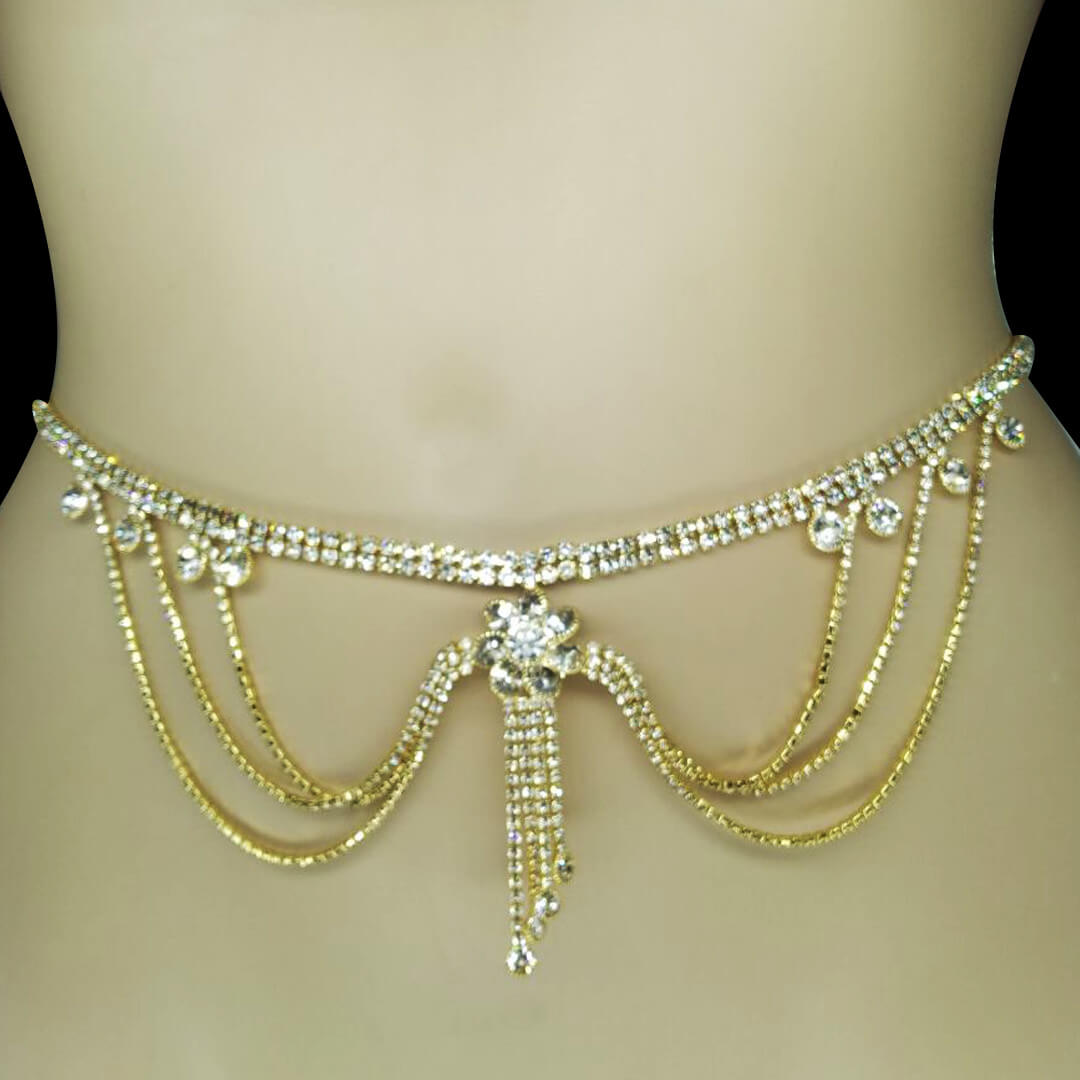 Belly Chain - Stone Studded