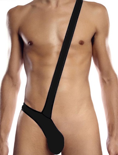 Allure Sling Thong - Black - One Size